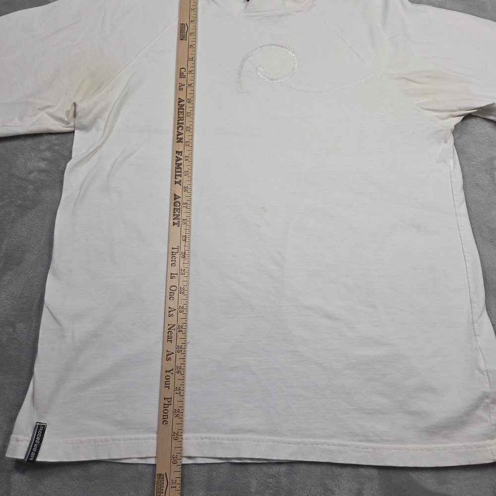 Rocawear Mens White Embroidered Logo T Shirt Size Large Cotton‎ Y2k 2000s Punk - Picture 3 of 9